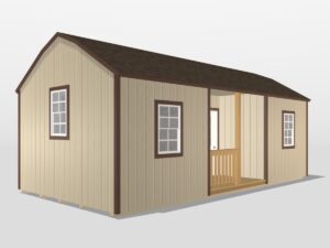 Center Porch Lofted Cabin
